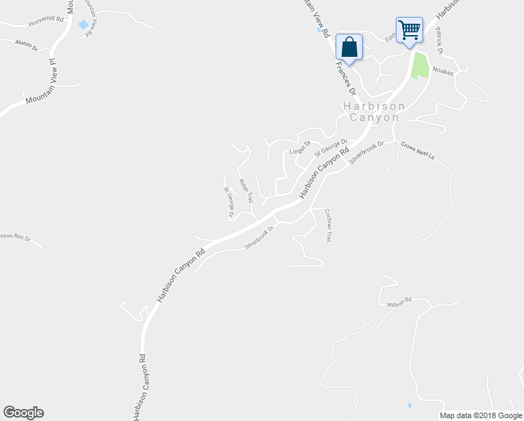 map of restaurants, bars, coffee shops, grocery stores, and more near 824 Ethel Trail in El Cajon