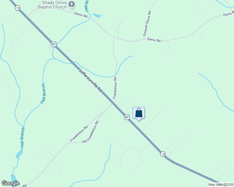 map of restaurants, bars, coffee shops, grocery stores, and more near 3741 Franklinton Road in Dry Branch