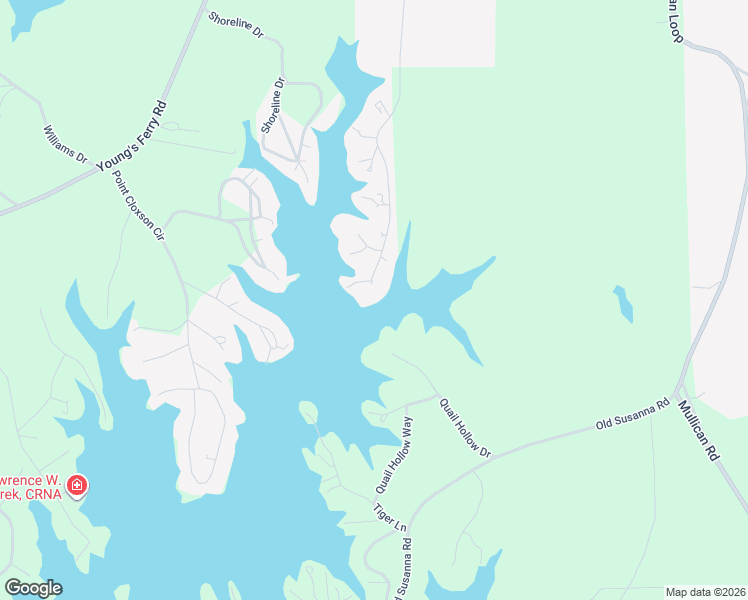 map of restaurants, bars, coffee shops, grocery stores, and more near 1119 Lakeshore Drive in Jackson's Gap