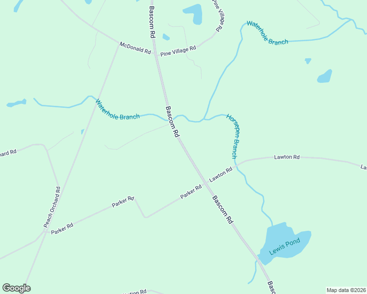 map of restaurants, bars, coffee shops, grocery stores, and more near Bascom Road in Screven County