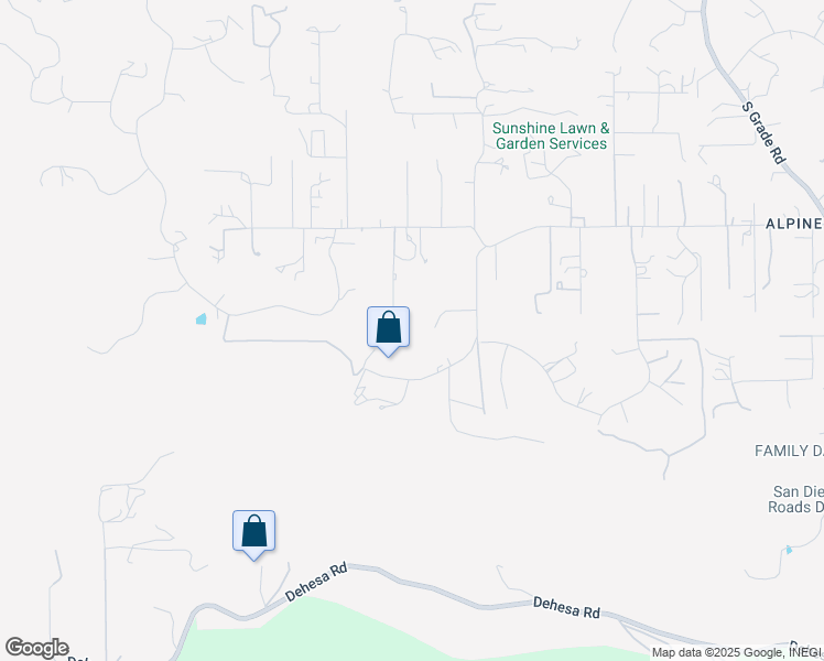 map of restaurants, bars, coffee shops, grocery stores, and more near 2299 Corine Way in Alpine