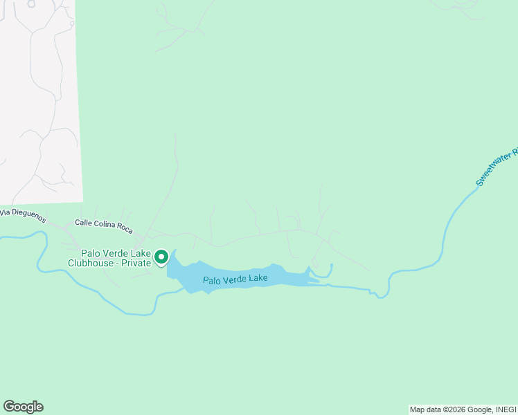 map of restaurants, bars, coffee shops, grocery stores, and more near 3930 Via Palo Verde Lago in Alpine