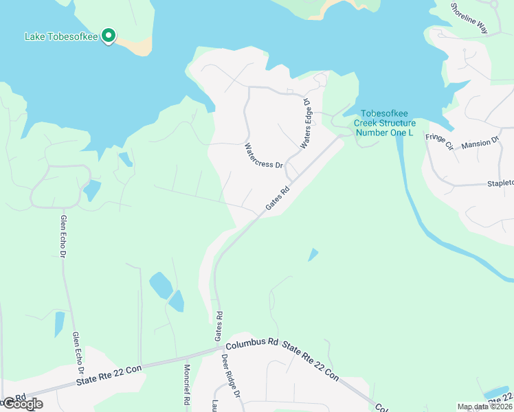 map of restaurants, bars, coffee shops, grocery stores, and more near 101 Waters Pointe in Lizella