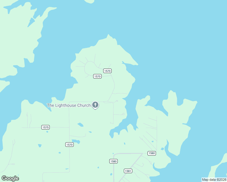 map of restaurants, bars, coffee shops, grocery stores, and more near County Road 1570 in Alba