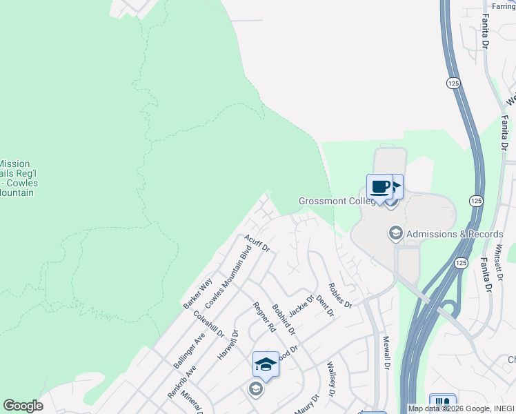 map of restaurants, bars, coffee shops, grocery stores, and more near 8351 Morning Mist Court in San Diego