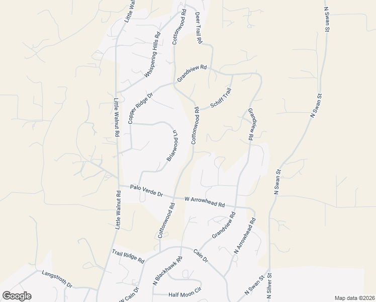 map of restaurants, bars, coffee shops, grocery stores, and more near 3 Briarwood Ln in Silver City