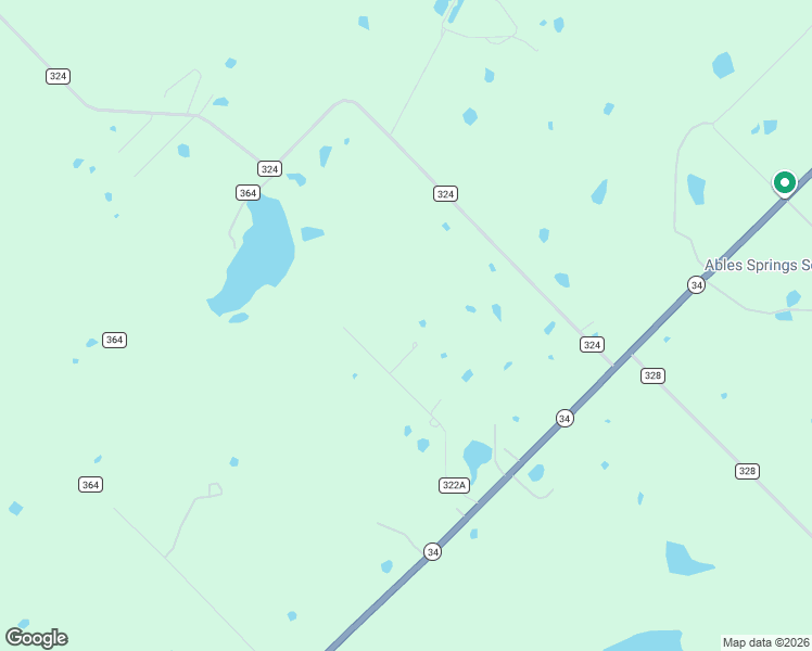 map of restaurants, bars, coffee shops, grocery stores, and more near 17700 County Road 322A in Terrell