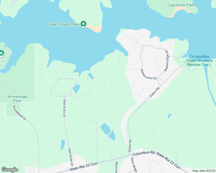 map of restaurants, bars, coffee shops, grocery stores, and more near 501 Spring Run in Lizella