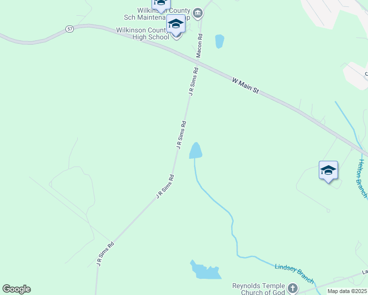 map of restaurants, bars, coffee shops, grocery stores, and more near 422 J R Sims Road in Irwinton