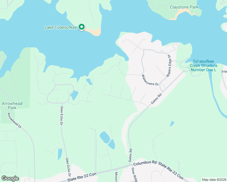 map of restaurants, bars, coffee shops, grocery stores, and more near 504 Spring Run in Lizella