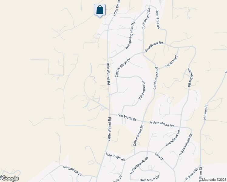 map of restaurants, bars, coffee shops, grocery stores, and more near 7 Tanglewood Circle in Silver City