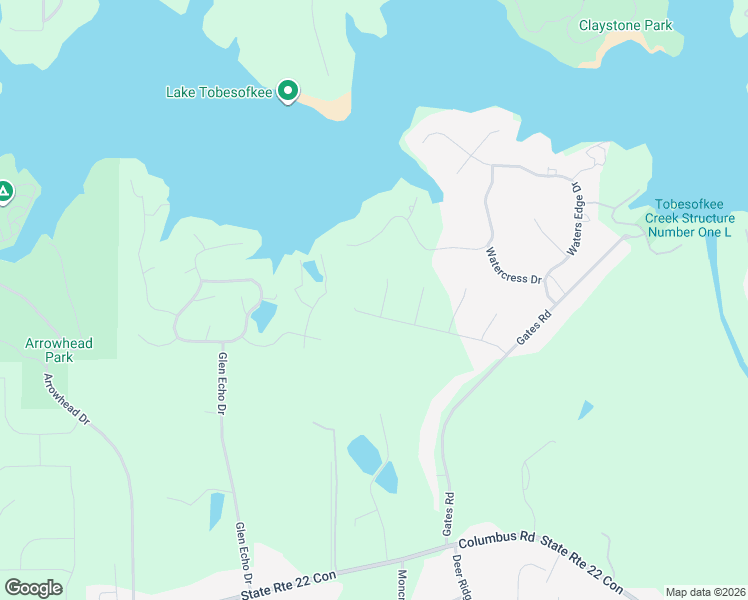 map of restaurants, bars, coffee shops, grocery stores, and more near 501 Spring Run in Lizella