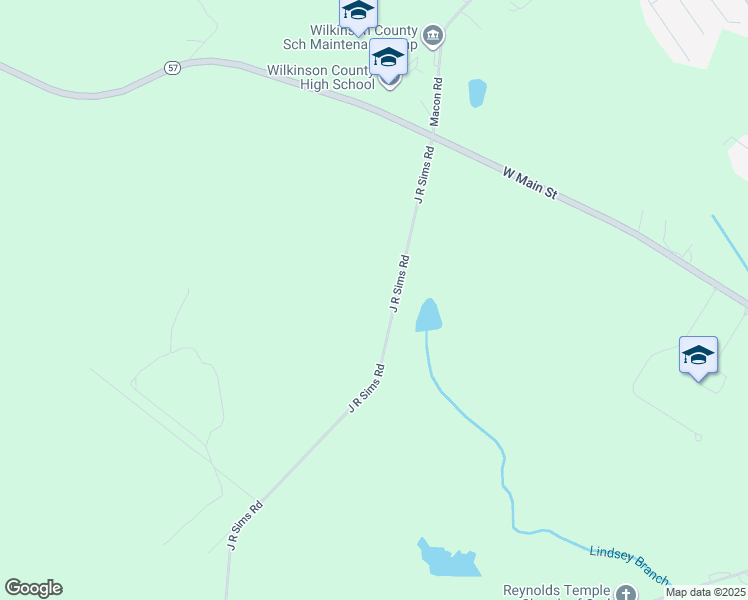 map of restaurants, bars, coffee shops, grocery stores, and more near 422 J R Sims Road in Irwinton