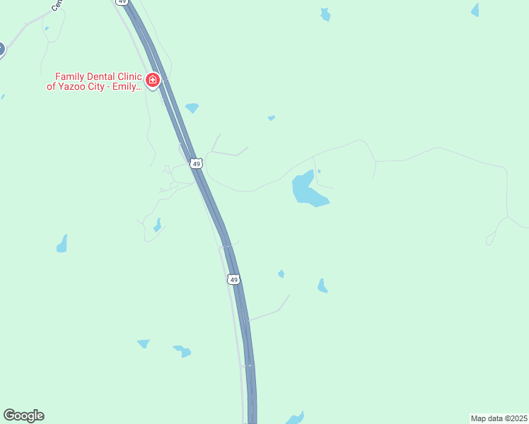 map of restaurants, bars, coffee shops, grocery stores, and more near Witherspoon Road in Yazoo City