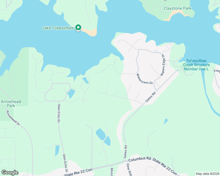 map of restaurants, bars, coffee shops, grocery stores, and more near 504 Spring Run in Lizella