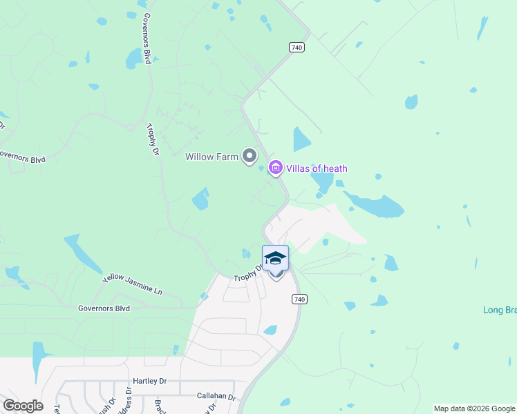 map of restaurants, bars, coffee shops, grocery stores, and more near 808 Yasmin Court in Forney