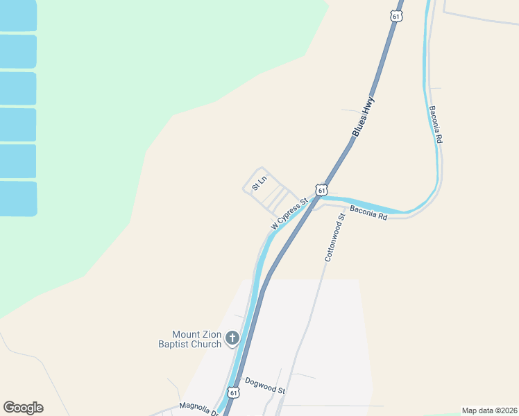 map of restaurants, bars, coffee shops, grocery stores, and more near 63 Maiden Creek in Rolling Fork