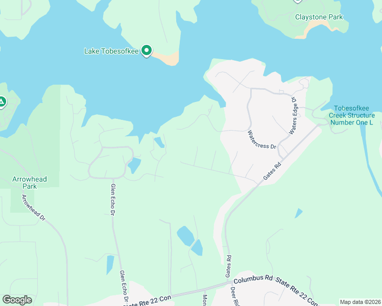 map of restaurants, bars, coffee shops, grocery stores, and more near 501 Spring Run in Lizella