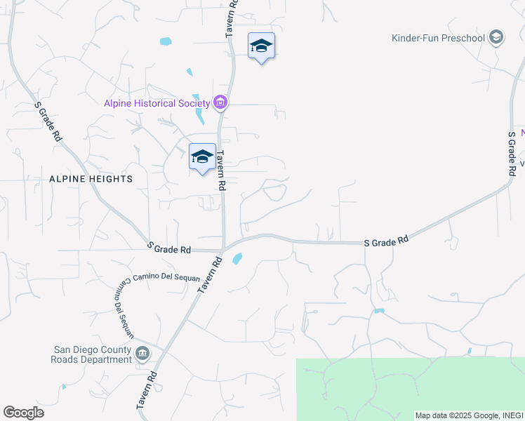 map of restaurants, bars, coffee shops, grocery stores, and more near 1896 Via Del Torrie in Alpine