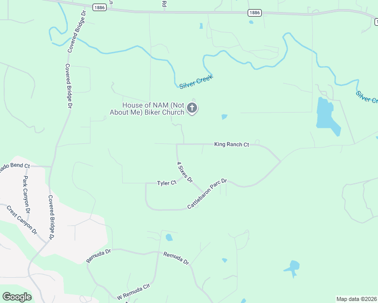 map of restaurants, bars, coffee shops, grocery stores, and more near 259 King Ranch Court in Fort Worth
