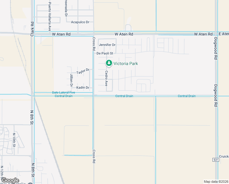 map of restaurants, bars, coffee shops, grocery stores, and more near 164 Alejandro Street in Imperial