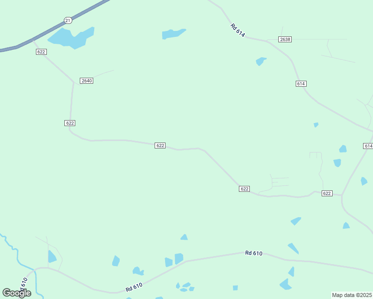map of restaurants, bars, coffee shops, grocery stores, and more near County Road 622 in Neshoba County