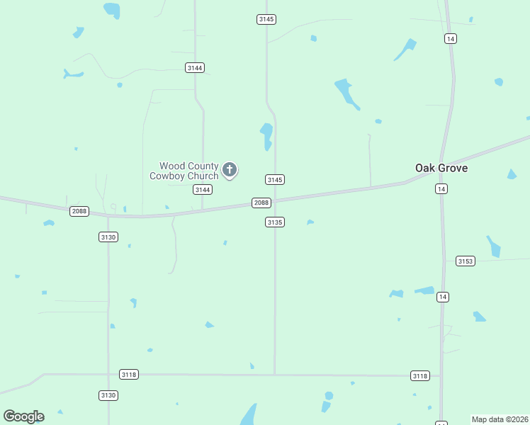 map of restaurants, bars, coffee shops, grocery stores, and more near County Road 3135 in Quitman