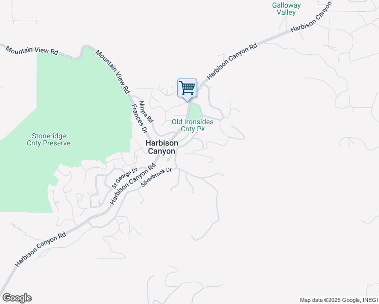 map of restaurants, bars, coffee shops, grocery stores, and more near 115 Summit Lane in El Cajon
