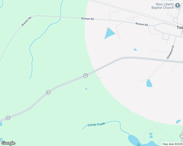 map of restaurants, bars, coffee shops, grocery stores, and more near Irwinton Road in Toomsboro