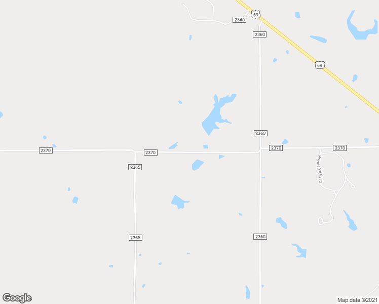 map of restaurants, bars, coffee shops, grocery stores, and more near County Road 2370 in Alba