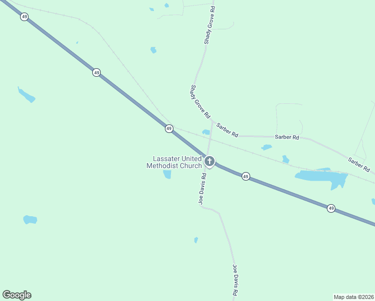 map of restaurants, bars, coffee shops, grocery stores, and more near 30523 Texas 49 in Jefferson