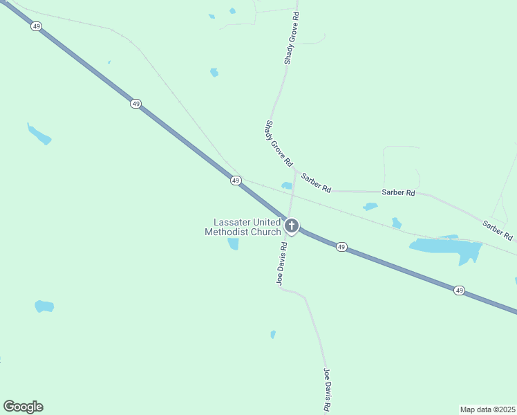 map of restaurants, bars, coffee shops, grocery stores, and more near 30523 Texas 49 in Jefferson