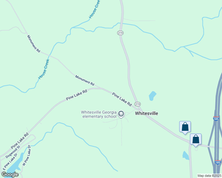 map of restaurants, bars, coffee shops, grocery stores, and more near 4731 Pine Lake Road in West Point