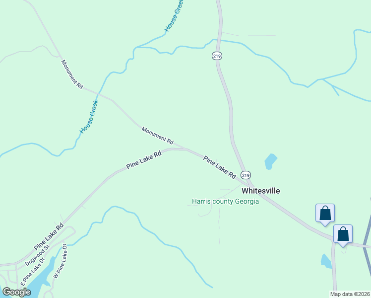 map of restaurants, bars, coffee shops, grocery stores, and more near 4622 Pine Lake Road in West Point