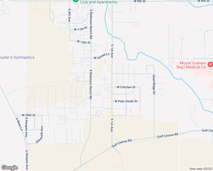 map of restaurants, bars, coffee shops, grocery stores, and more near 1738 South 1st Avenue in Thatcher