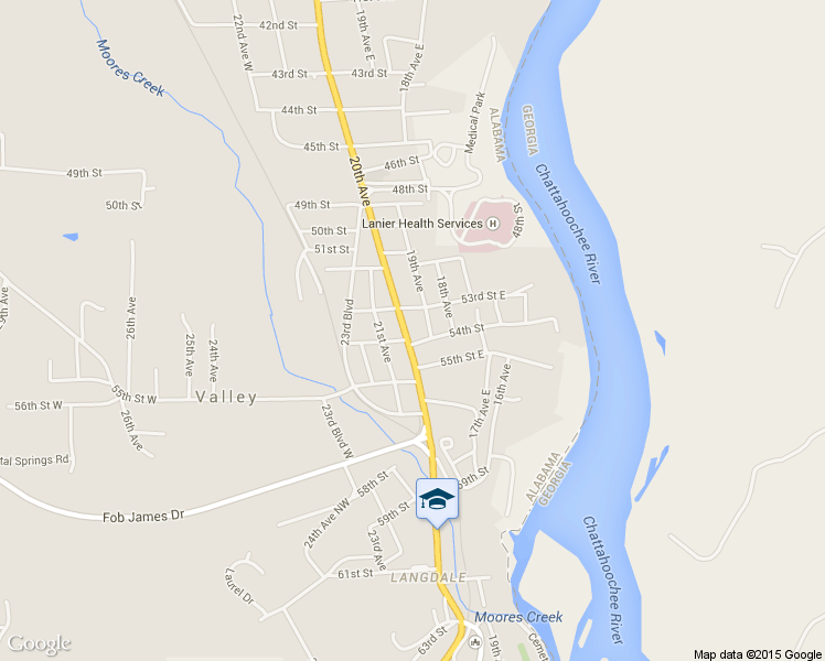 map of restaurants, bars, coffee shops, grocery stores, and more near 5304 20th Avenue in Valley