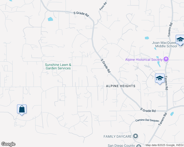map of restaurants, bars, coffee shops, grocery stores, and more near 1208 Little Oaks Lane in Alpine