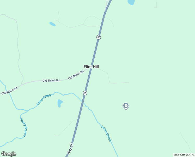 map of restaurants, bars, coffee shops, grocery stores, and more near 1915 Flint Hill Highway in Shiloh