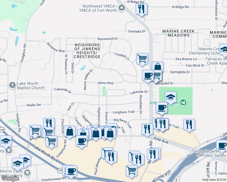 map of restaurants, bars, coffee shops, grocery stores, and more near 6328 Keyhole Circle in Lake Worth