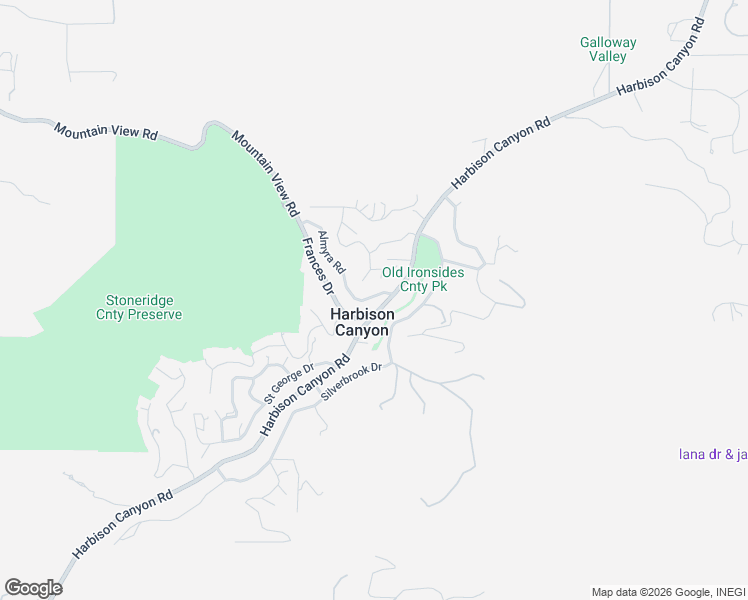 map of restaurants, bars, coffee shops, grocery stores, and more near 113 Almyra Road in El Cajon