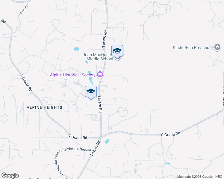 map of restaurants, bars, coffee shops, grocery stores, and more near 1831 Green Acres Drive in Alpine