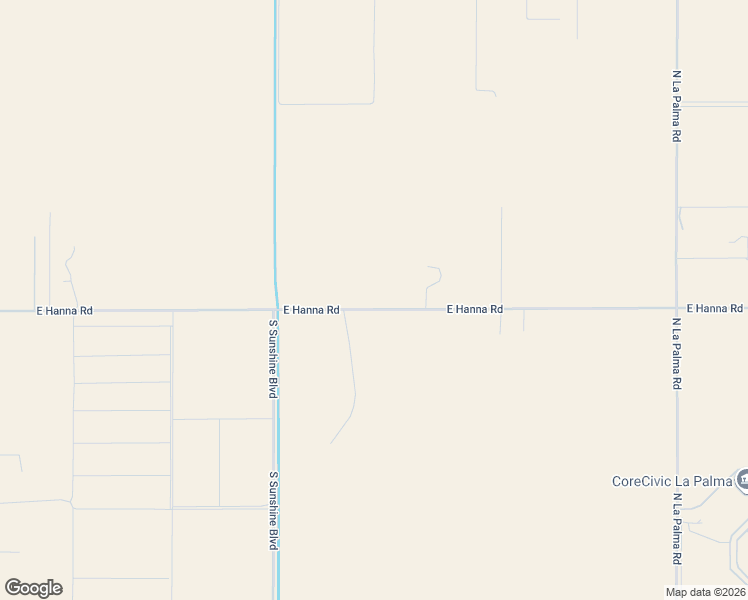 map of restaurants, bars, coffee shops, grocery stores, and more near 2007 East Hanna Road in Eloy