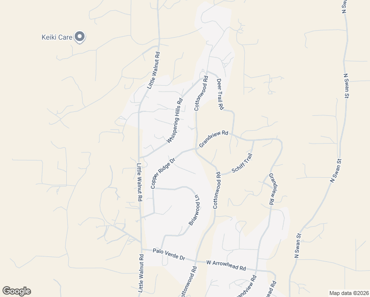 map of restaurants, bars, coffee shops, grocery stores, and more near 21 Copper Ridge Dr in Silver City