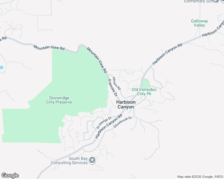 map of restaurants, bars, coffee shops, grocery stores, and more near 210 Frances Drive in El Cajon