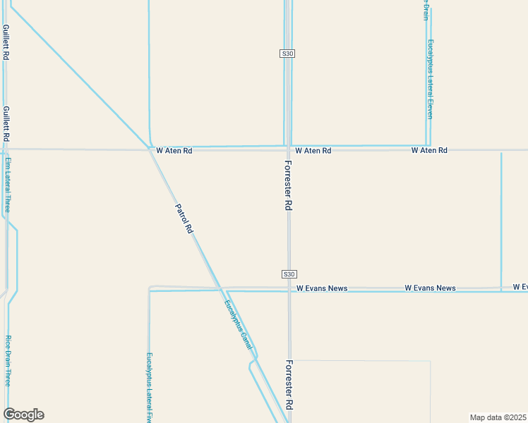 map of restaurants, bars, coffee shops, grocery stores, and more near 2305 Forrester Road in El Centro