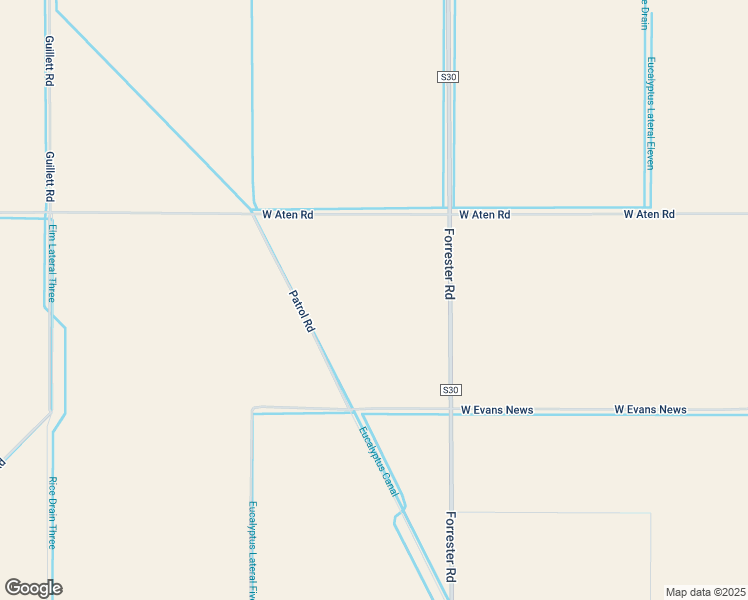 map of restaurants, bars, coffee shops, grocery stores, and more near 2305 Forrester Road in El Centro