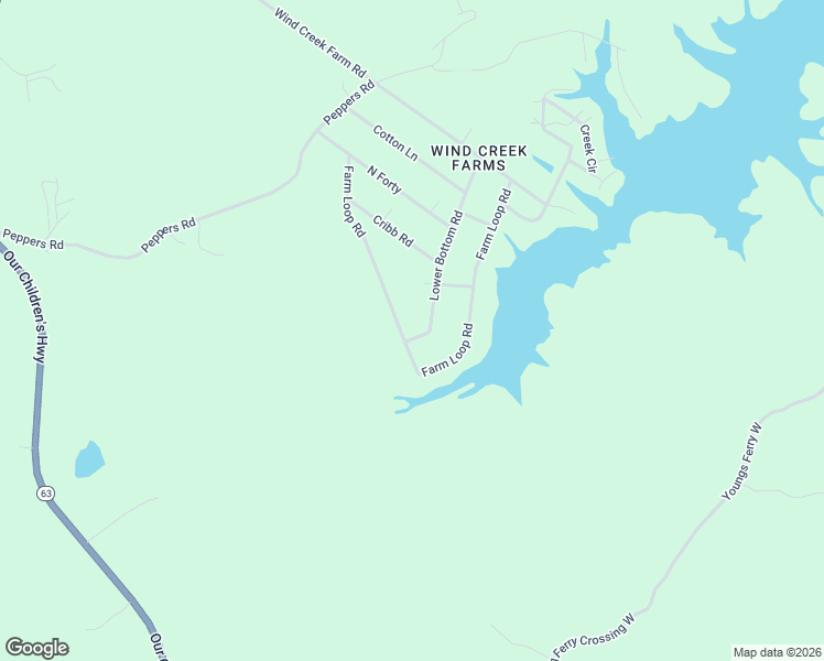 map of restaurants, bars, coffee shops, grocery stores, and more near 382 Lower Bottom Rd in Alexander City