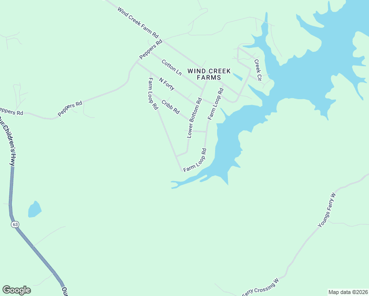 map of restaurants, bars, coffee shops, grocery stores, and more near 382 Lower Bottom Road in Alexander City