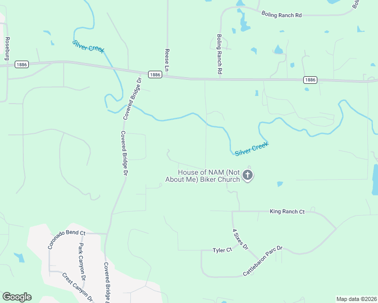 map of restaurants, bars, coffee shops, grocery stores, and more near 1180 Boling Ranch Road in Azle