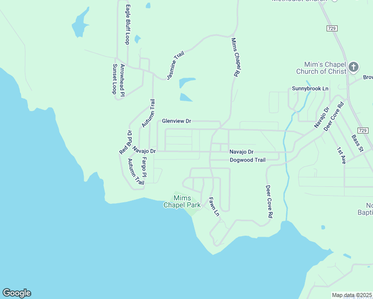 map of restaurants, bars, coffee shops, grocery stores, and more near 1026 Navajo Drive in Avinger